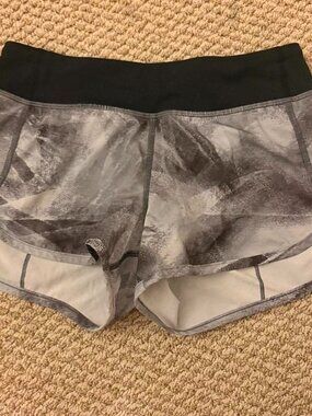 Lululemon grey Ivivva shorts Girls Size 12 but fits...